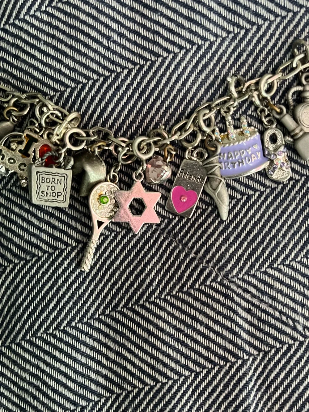 Charm It! Silver-Tone Charm Bracelet